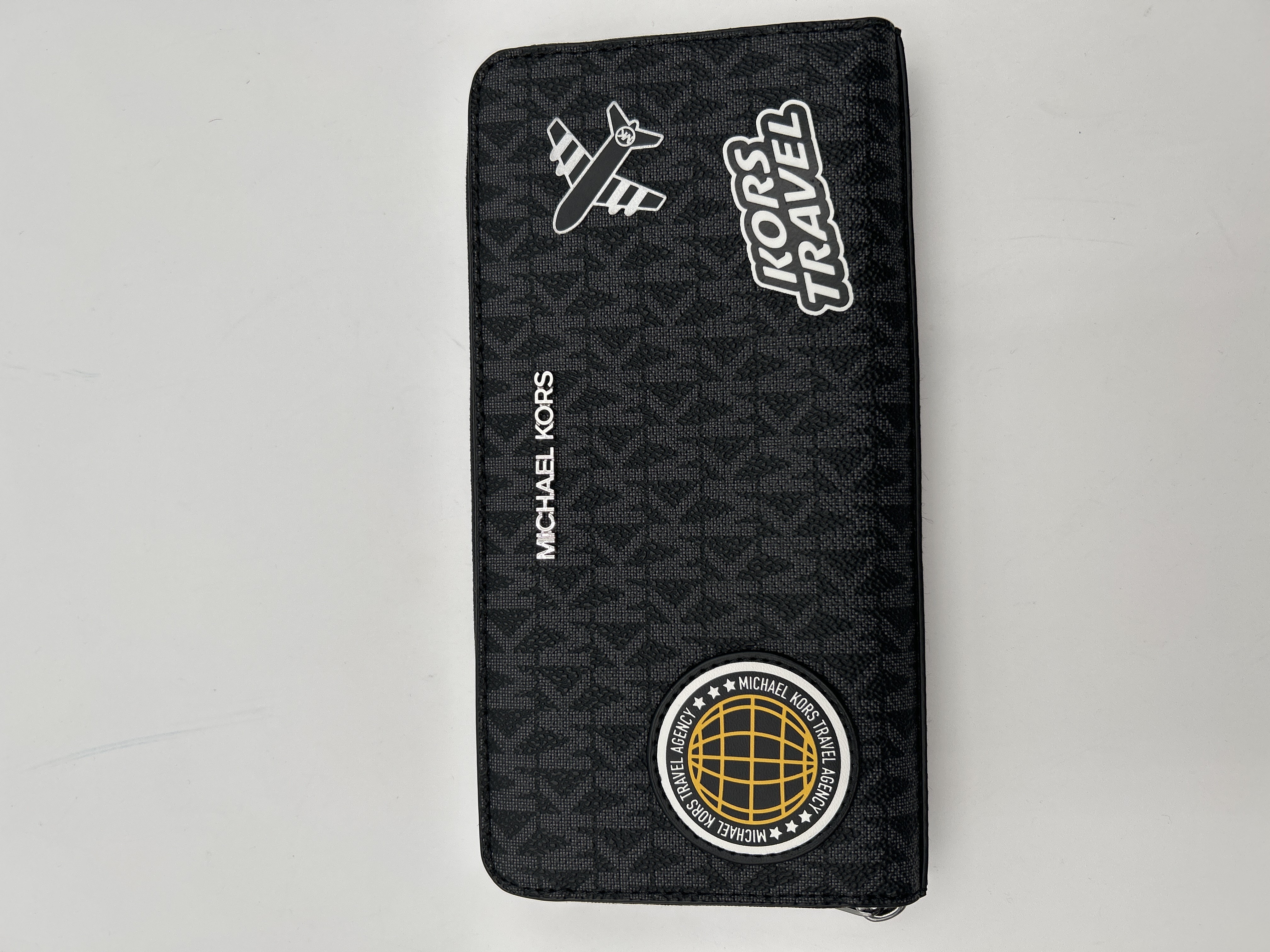 Cooper Embellished Logo Zip-Around Wallet
