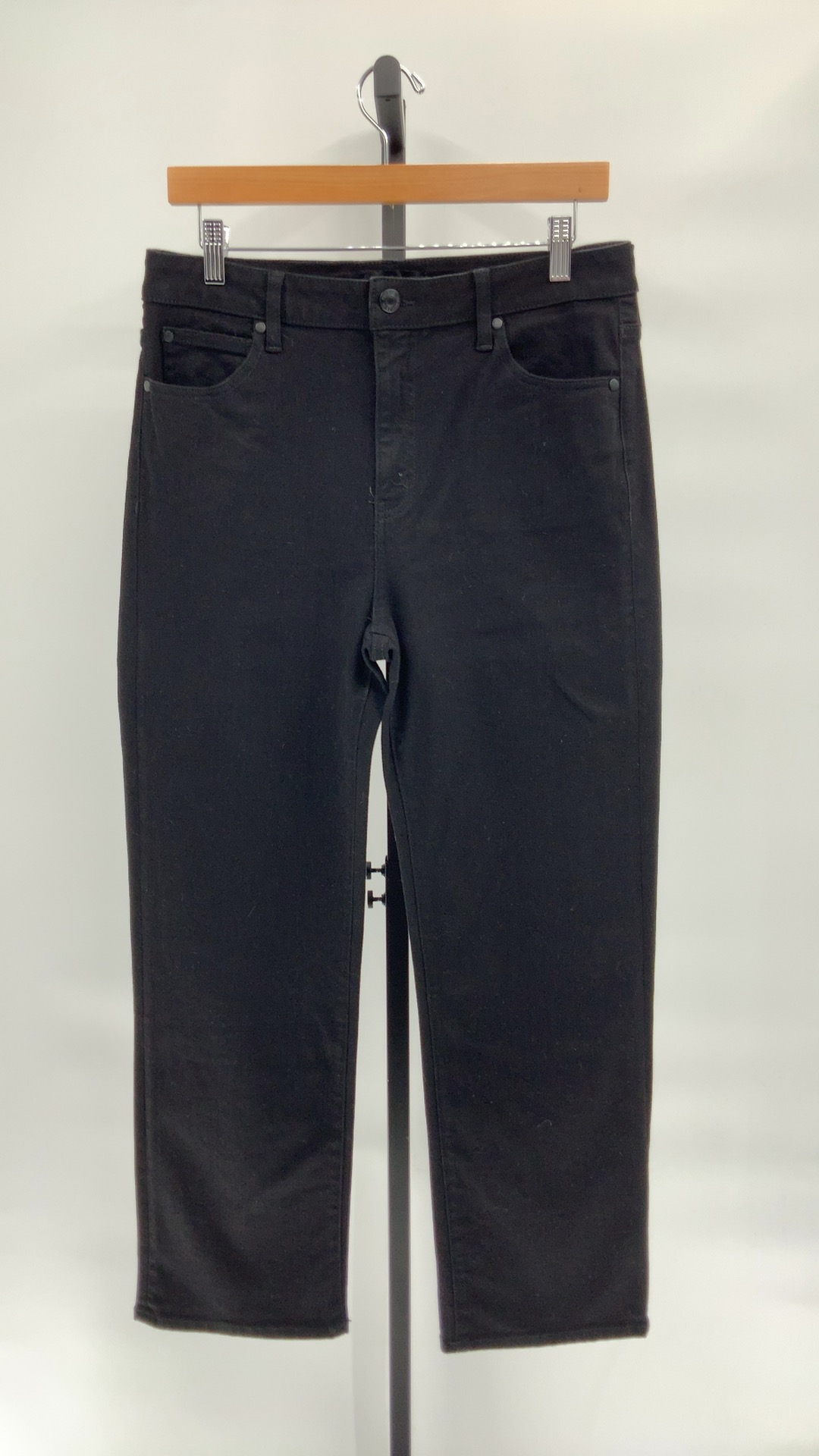 Quince Bella Stretch Straight Jeans - 28" Schwarz 31