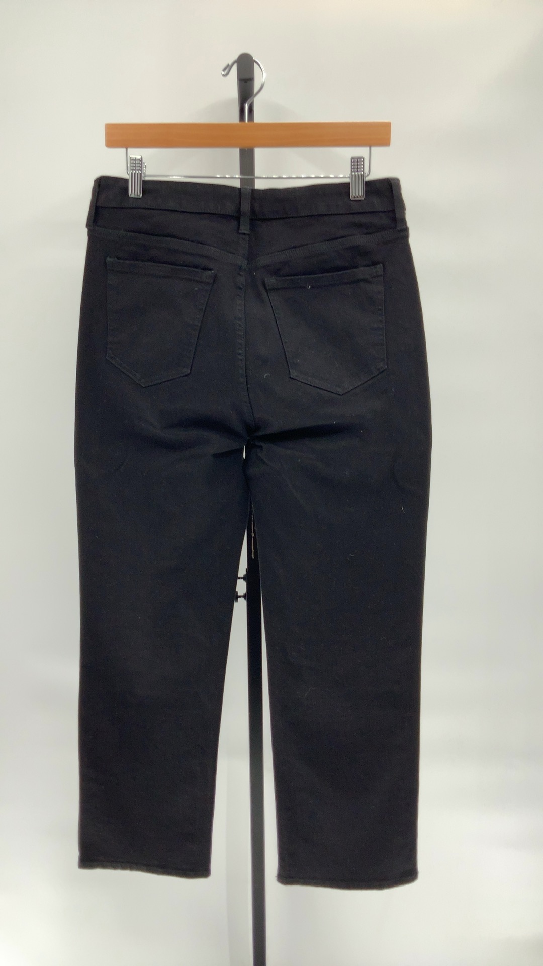 Quince Bella Stretch Straight Jeans - 28" Schwarz 31 - Bild 3 von 3
