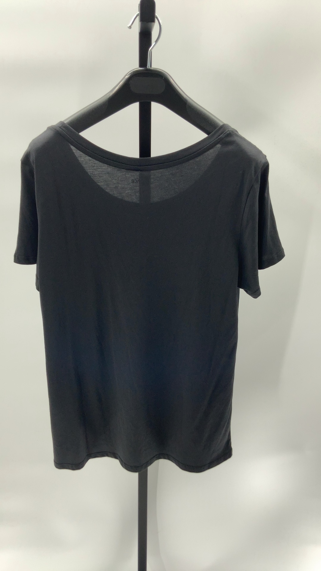 Quince Womens Cotton Modal Scoop Neck Tee Black L - Bild 3 von 3
